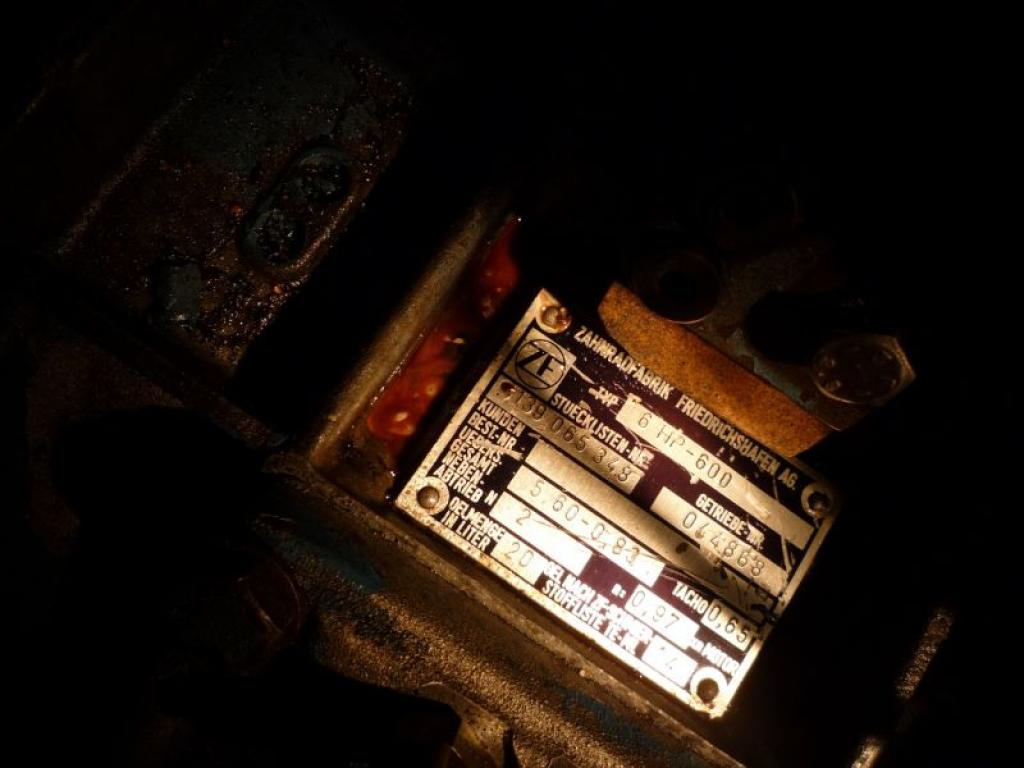 Gearboxes ZF 6 HP 600 
