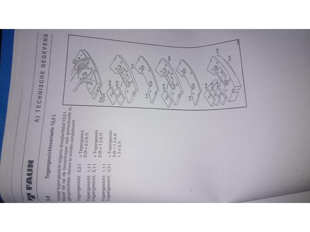 Faun ATF 60-4 Противовес
