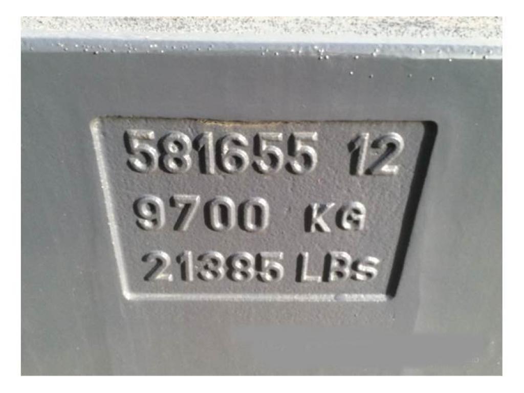 Demag Explorer 5600 Gegengewicht