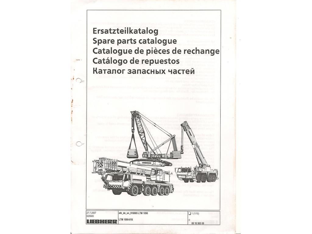 Liebherr LT 1090 Dokumantation