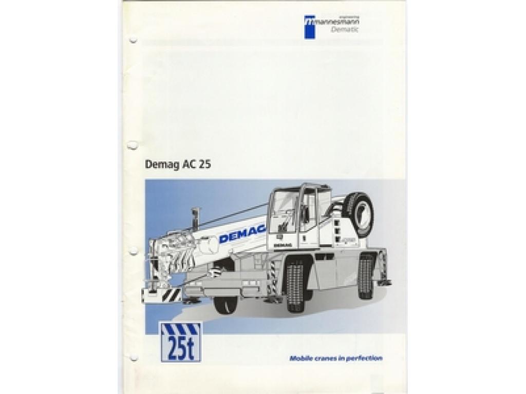 Documentation Demag AC 25 