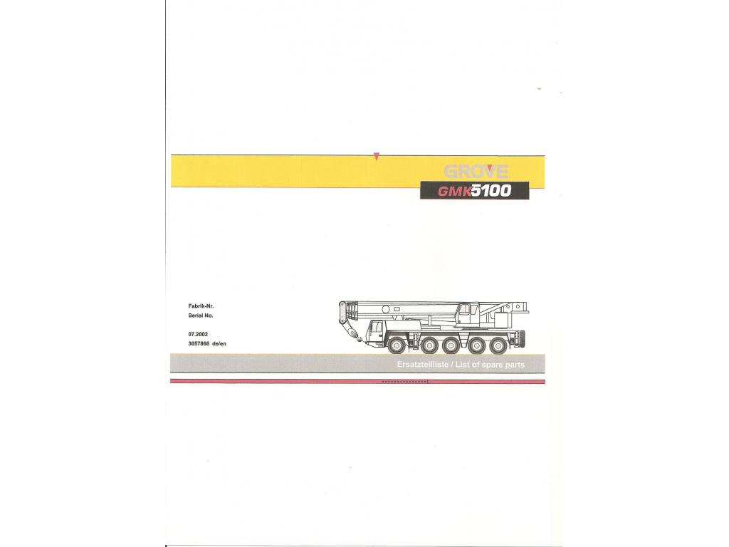 Documentation Grove GMK 5100 