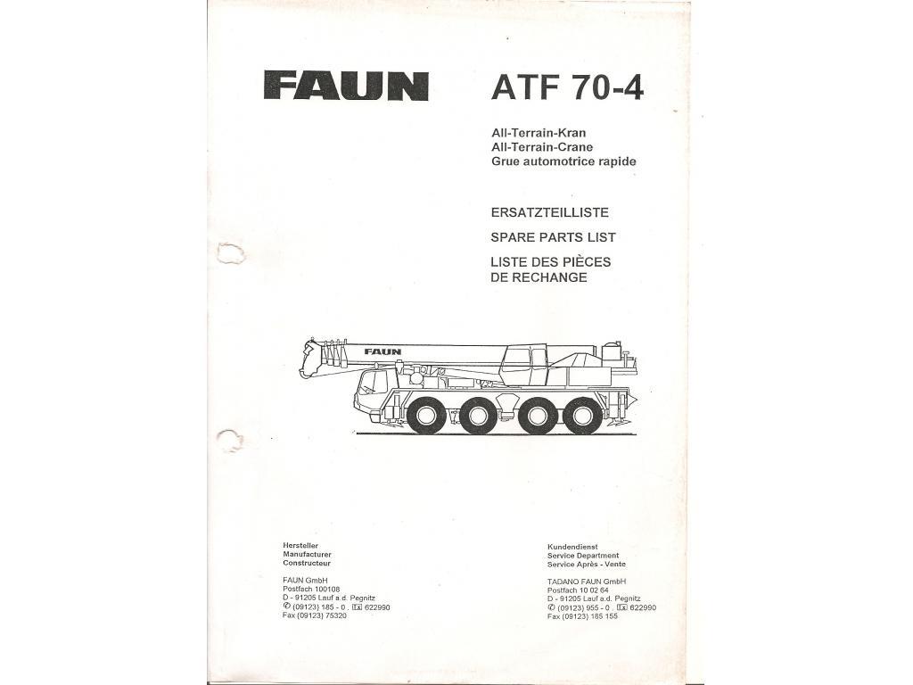 Documentation Faun ATF 70-4 