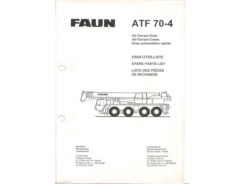 Faun ATF 70-4 Dokumantation