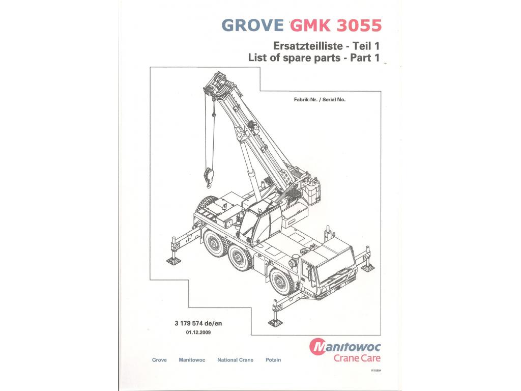 Documentation Grove GMK 3055 