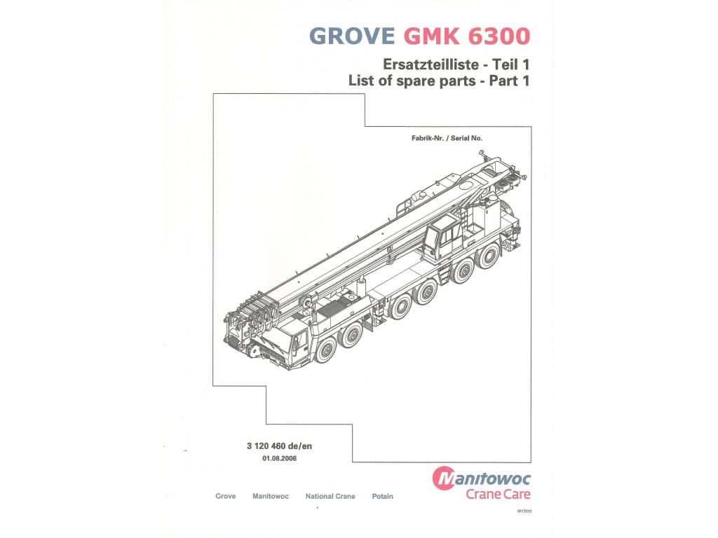 Documentation Grove GMK 6300 