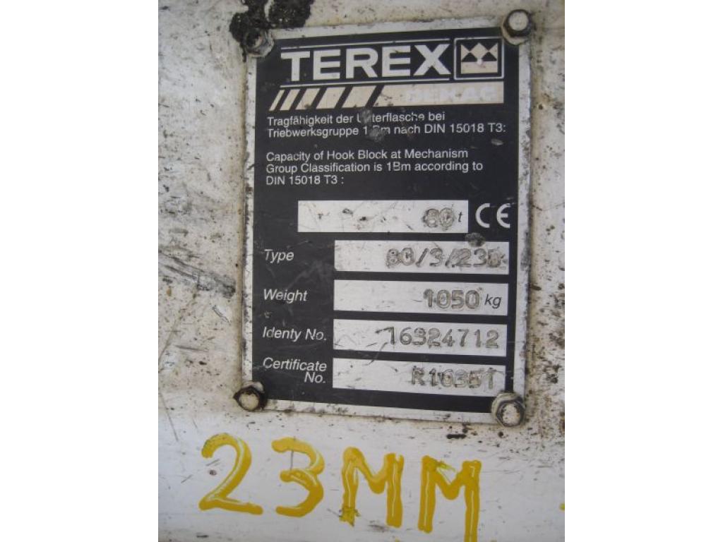 Liebherr 80 Ton Gancio / Bozzelli