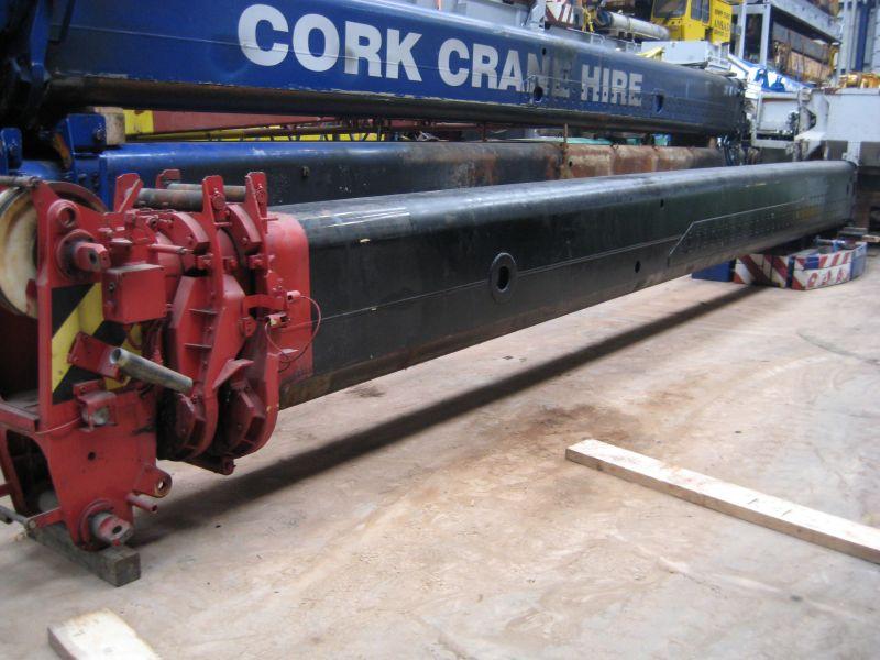 Demag AC 155 Secções de lança