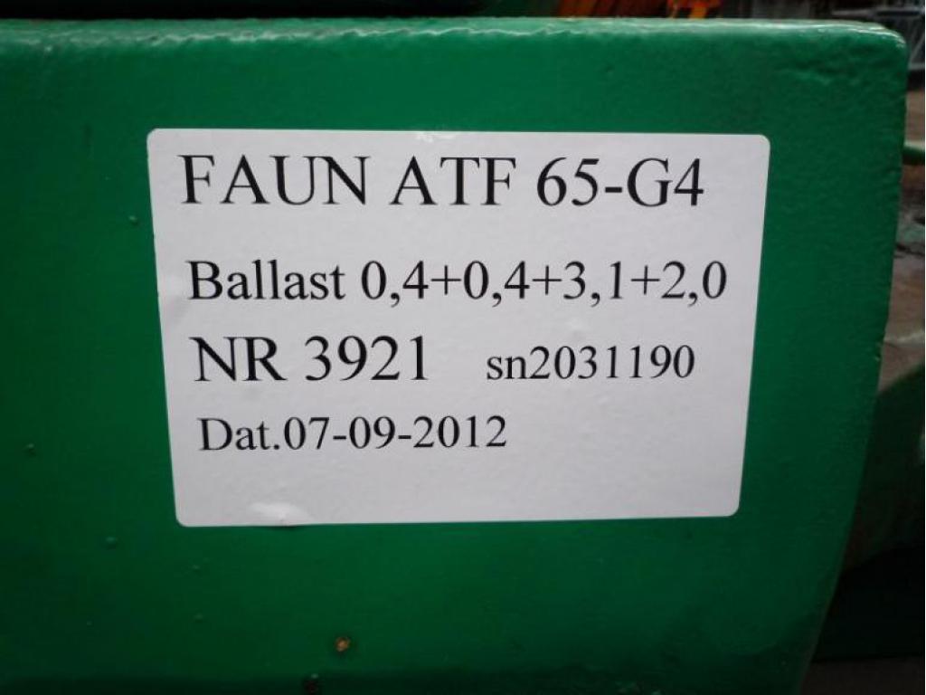 Counterweight Faun ATF 65G-4 
