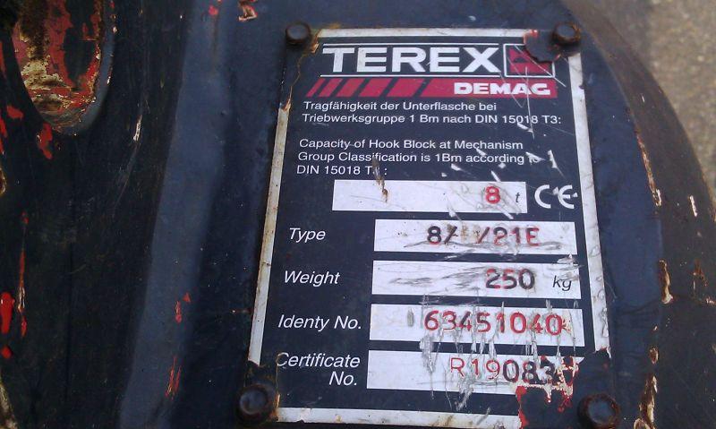 Hookblock 8 Ton Gancio / Bozzelli