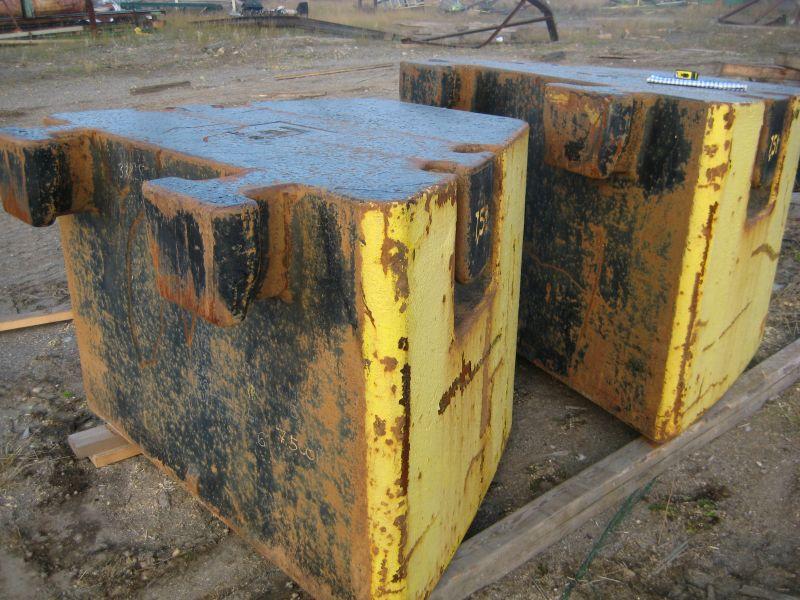 Liebherr LTM 1160-2 przeciwwaga / obcizniki