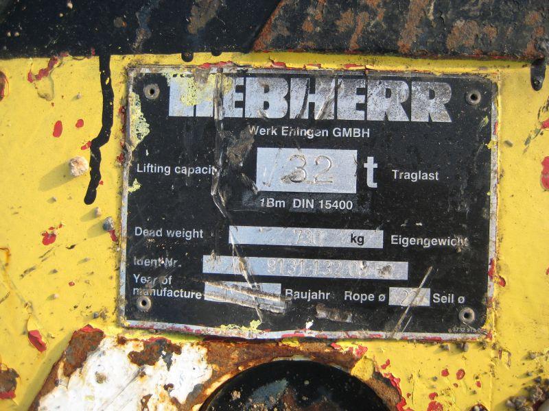 Liebherr 32 Ton Gancio / Bozzelli