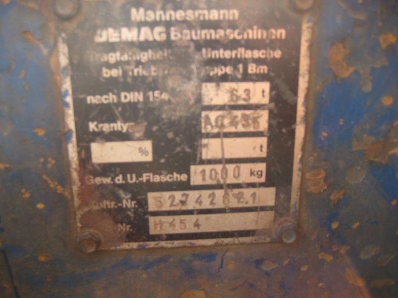 Demag 63 Ton Gancio / Bozzelli