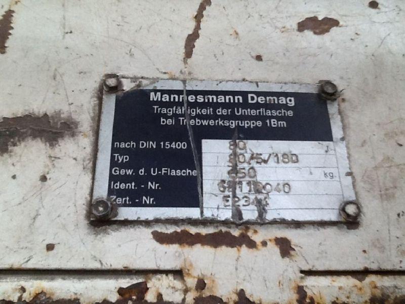 Demag 80 Ton Gancio / Bozzelli