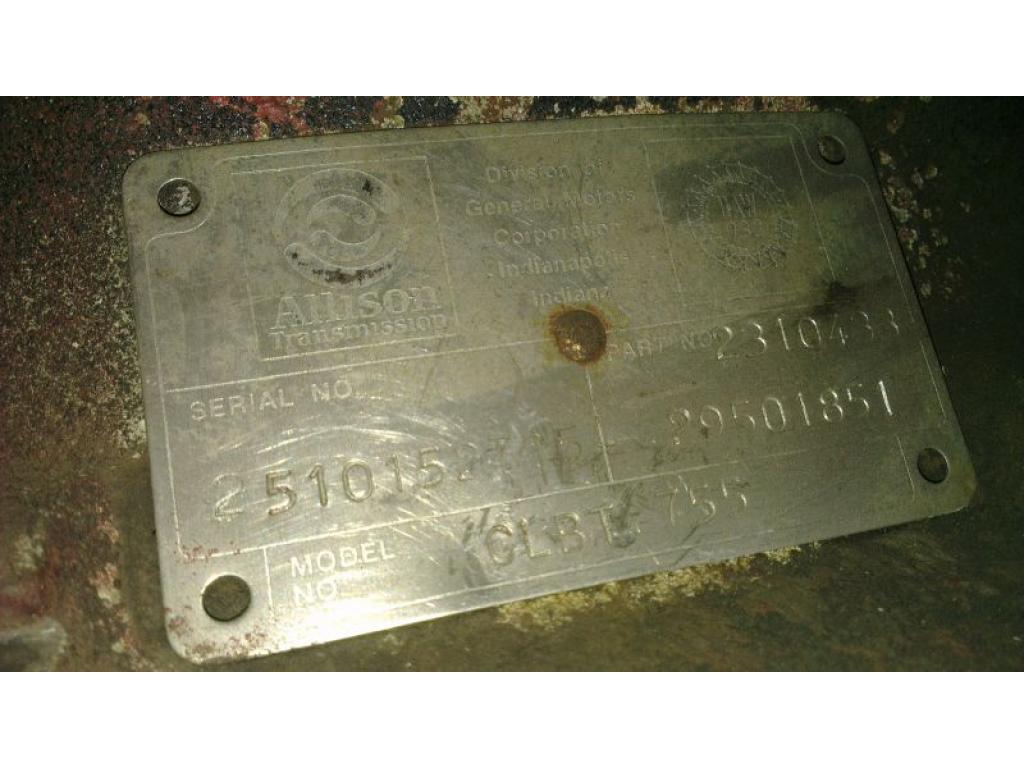 Allison CLBT 755 Cambio