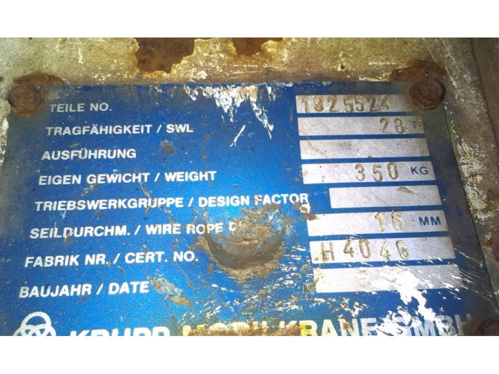 Hookblock 28 Ton Gancio / Bozzelli