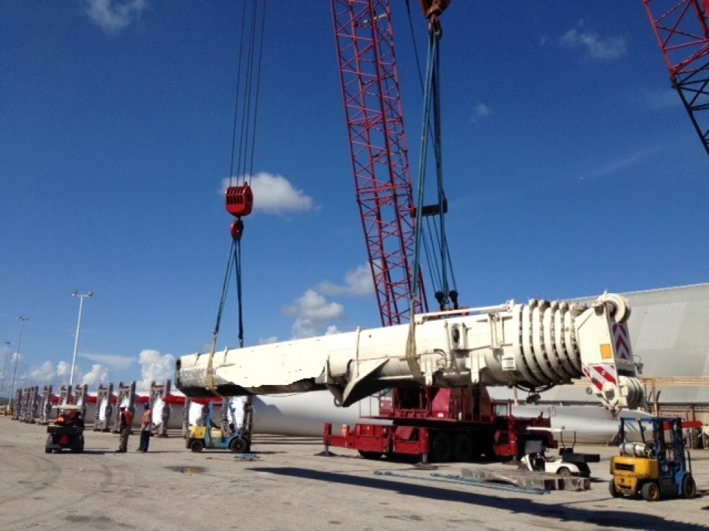 Liebherr LTM 1200-5.1 Secções de lança