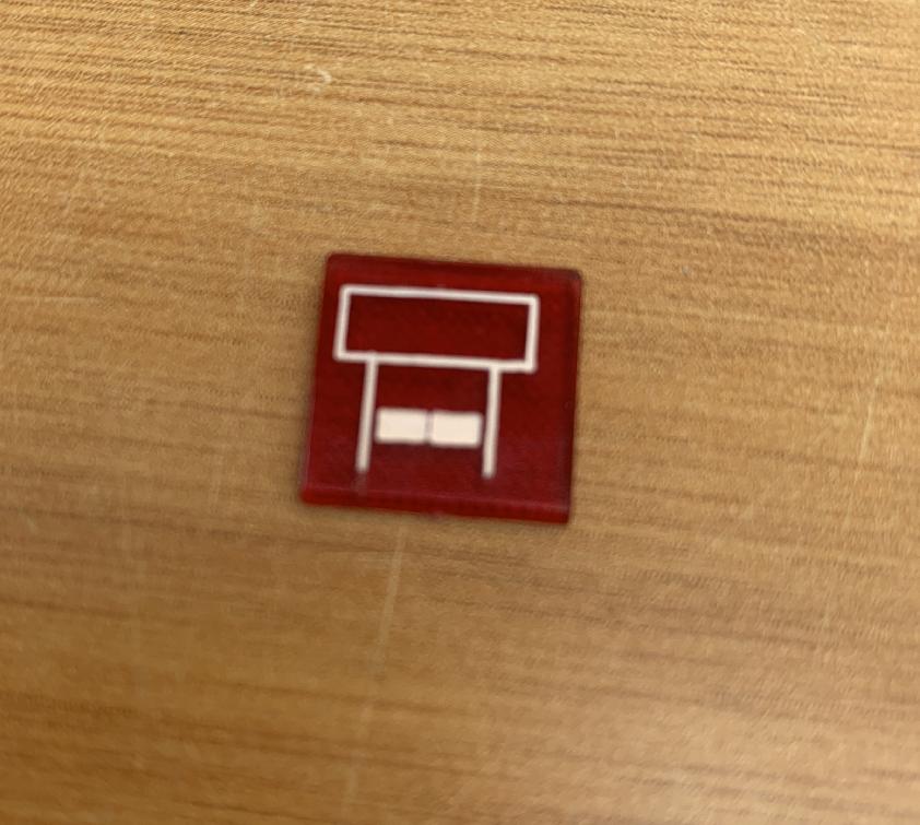 2255682 Grove GMK 5100 SYMBOL FOR COUNTER WEIGHT UNLOCKED