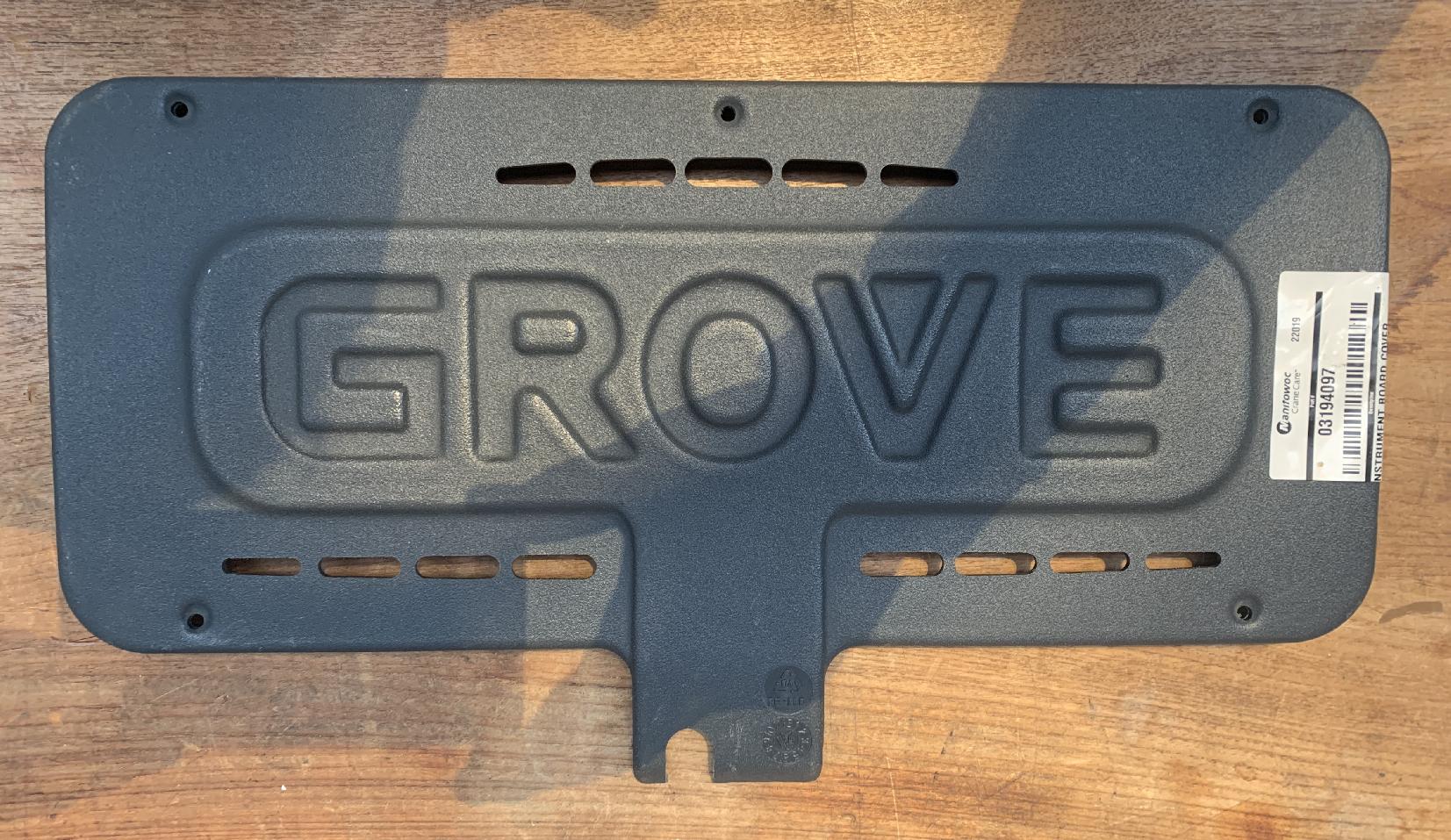 3194097 Grove GMK INSTRUMENT BOARD COVER INCL. G