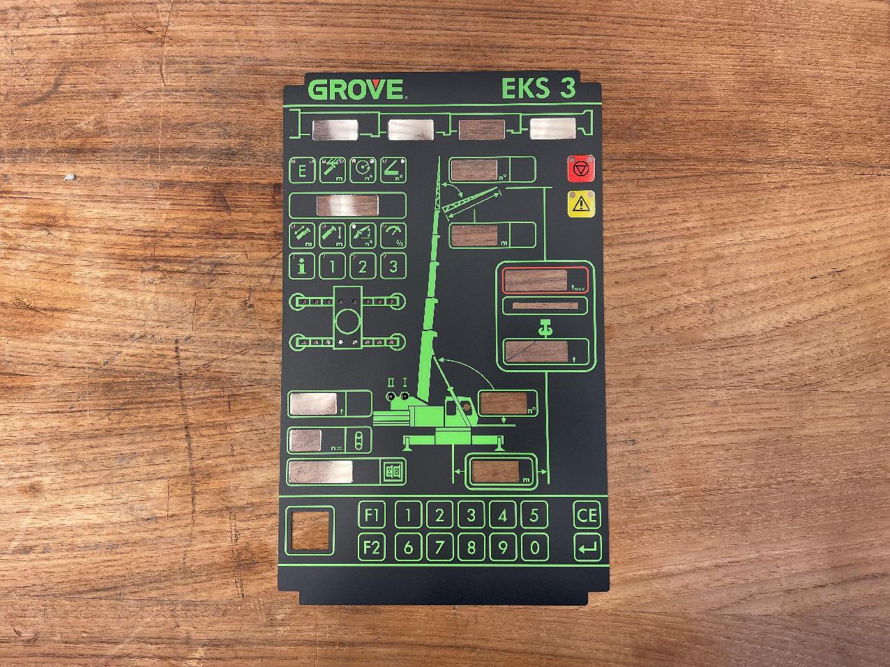 3316993-F Grove GMK 3050 FRONT FOIL EKS 3 T/M