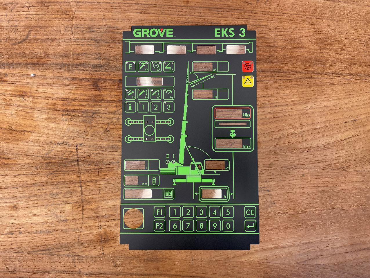 3317108-F Grove GMK 3050 FRONT FOIL EKS 3 LBS/FT